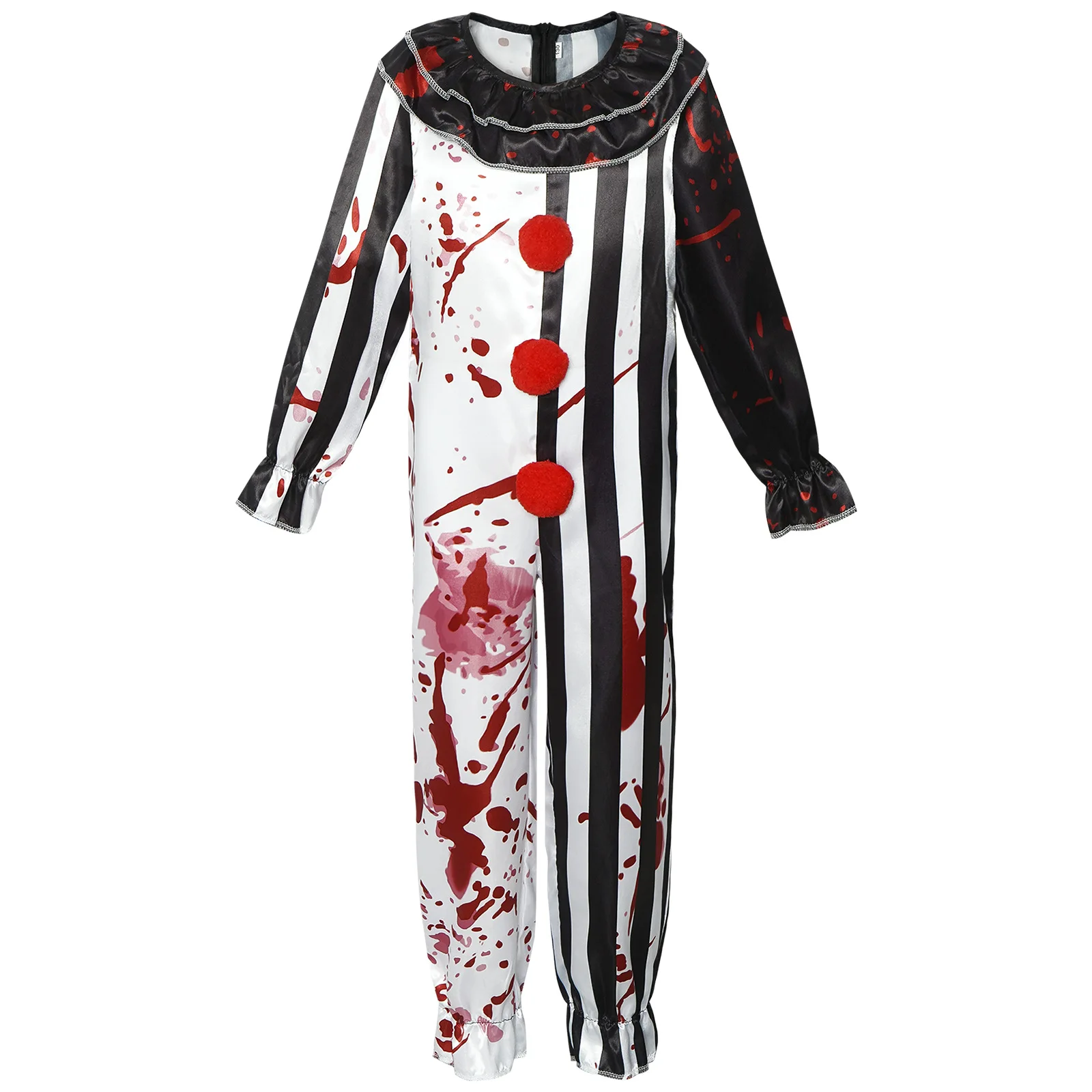 Costumes de cosplay de clown de sang LYus avec masque, olympiques de vampire, joker de parc d'attractions, happy party, Halloween, enfants