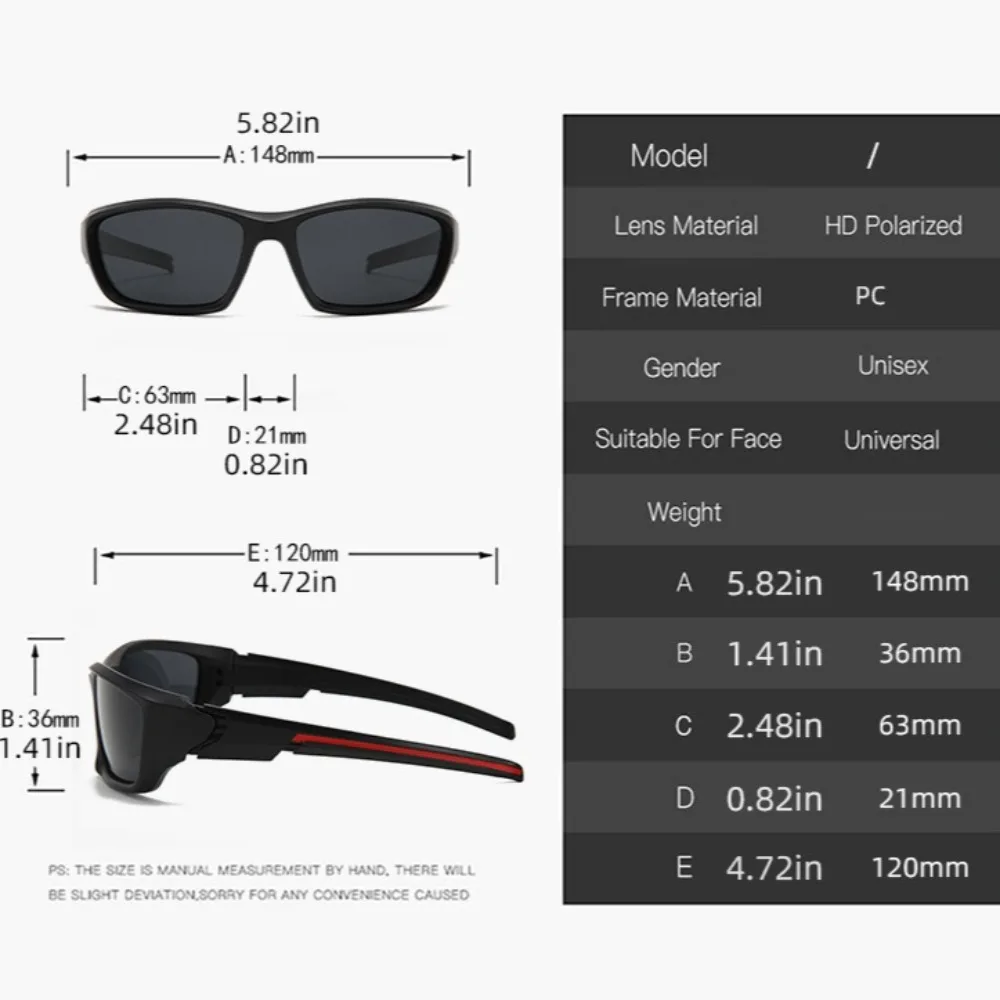 نظارات الموضة المحيطي المستقطبة الرائعة الجديدة المتقدمة، والرياضات الخارجية للرجال والنساء، وركوب الدراجات، وصيد الأسماك، والمشي لمسافات طويلة، والولف
