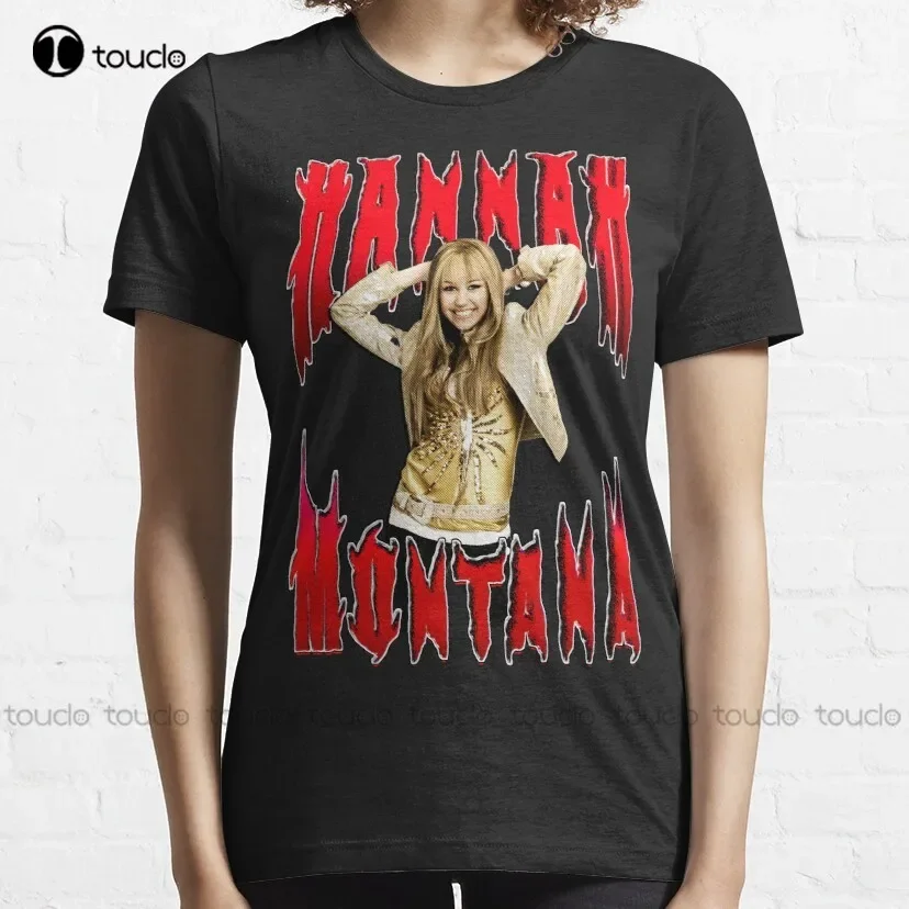 Hannah Montana Is A Star Classic T-Shirt Mom Shirts For Women Custom Aldult Teen Unisex Digital Printing Tee Shirt Xs-5Xl