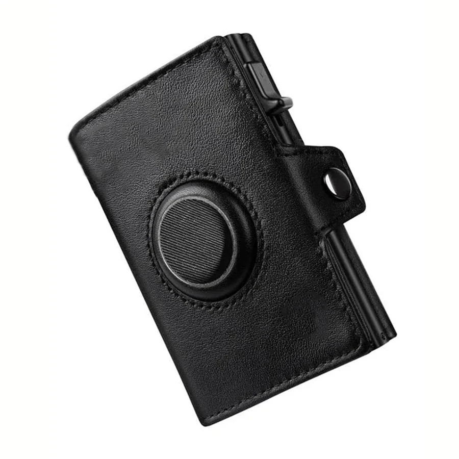 Herren-Geldbörse mit RFID-Blockierung und Münzfach, Airtag-Geldbörse – Detail 2