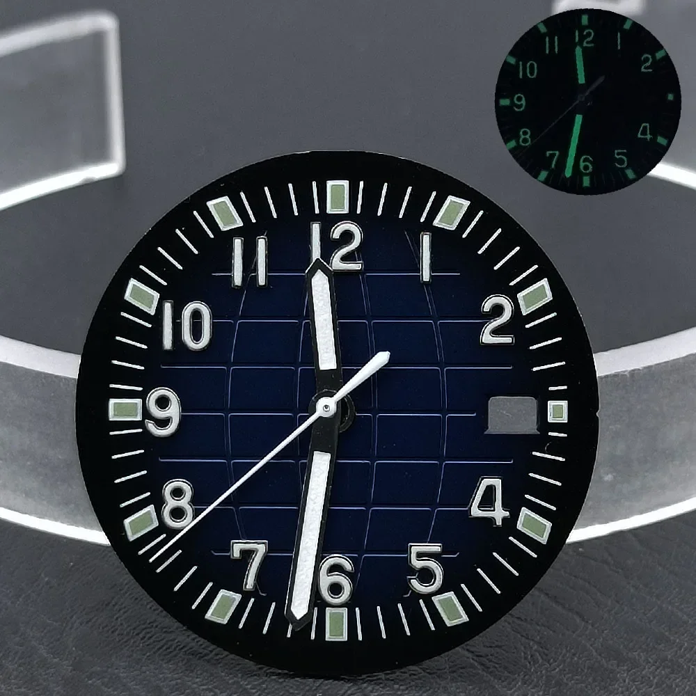 42mm NH35 Case Stainless Steel Case Rubber Strap Sapphire Crystal Glass for NH34 NH35 NH36 Automatic Movement Case Replacements