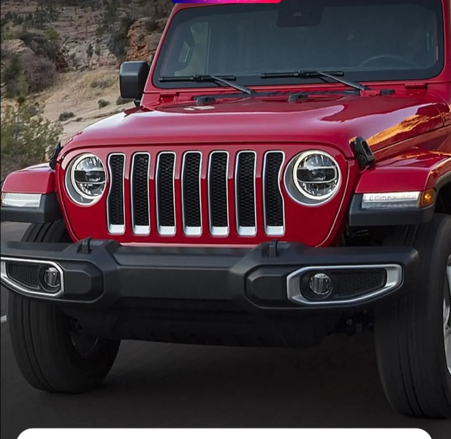 

Car Front Led Headlight Daytime Running DRL Head lamp Low High Beam Turn signal For Jeep Wrangler II 18-21