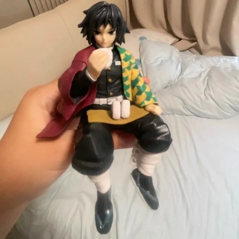 Uzui Tengen Tomioka Giyuu عمل الشكل شيطان القاتل موضة رائعة 15 سنتيمتر زخرفة عمل نموذج لجسم اللعب #5