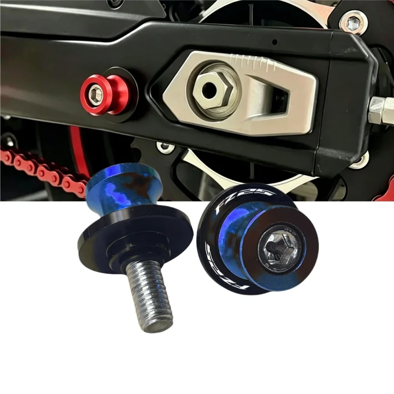 For YAMAHA FZ-25 FZ25 FZ 25 2017-2026 6MM New Motorcycle Swingarm Spools CNC Aluminum Rear Stand Slider Protector Screws
