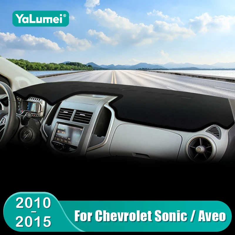 Für Chevrolet Sonic Aveo 2010 2011 2012 2013 2014 2015 2016 Auto Dashboard Matte Sonnenschutz Instrument Schreibtisch Abdeckung Zubehör