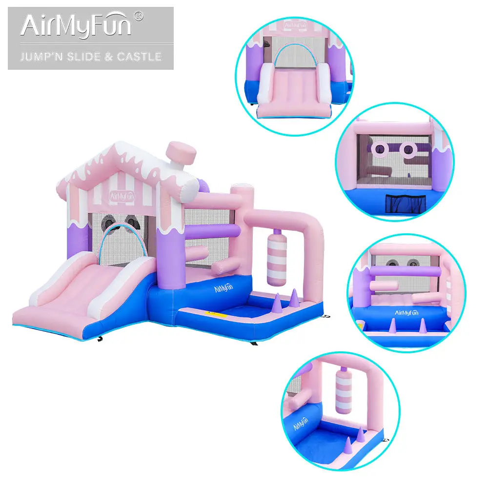 New hot selling pink inflatable castle for children jumping inflatable bouncing castle bounce house inflatable