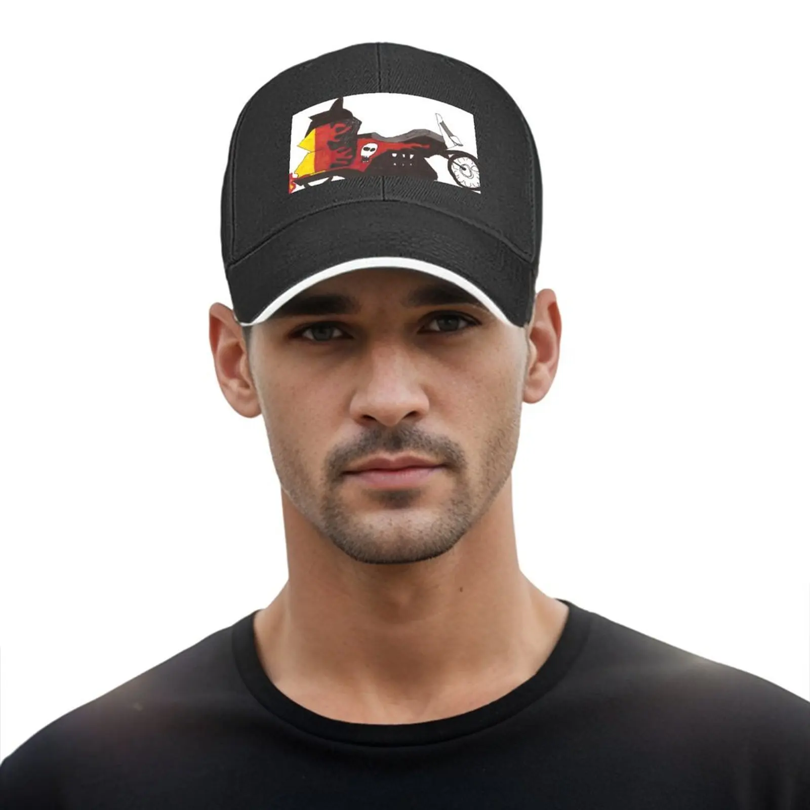 حكيم سيئة للعظام دراجة نارية قبعة بيسبول شهم قبعة ديربي قبعة Snapback قبعة لطيف الرجال النساء