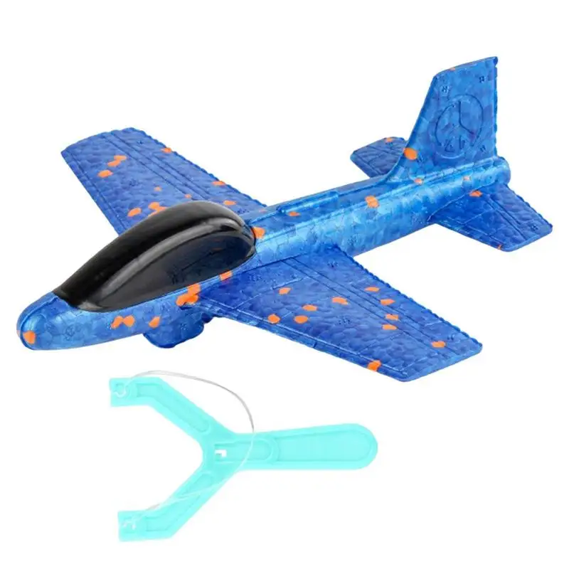 Foam Airplane Throwing Foam Palne Model Glider Plane Aircraft Model Outdoor DIY Educational Toy For Children