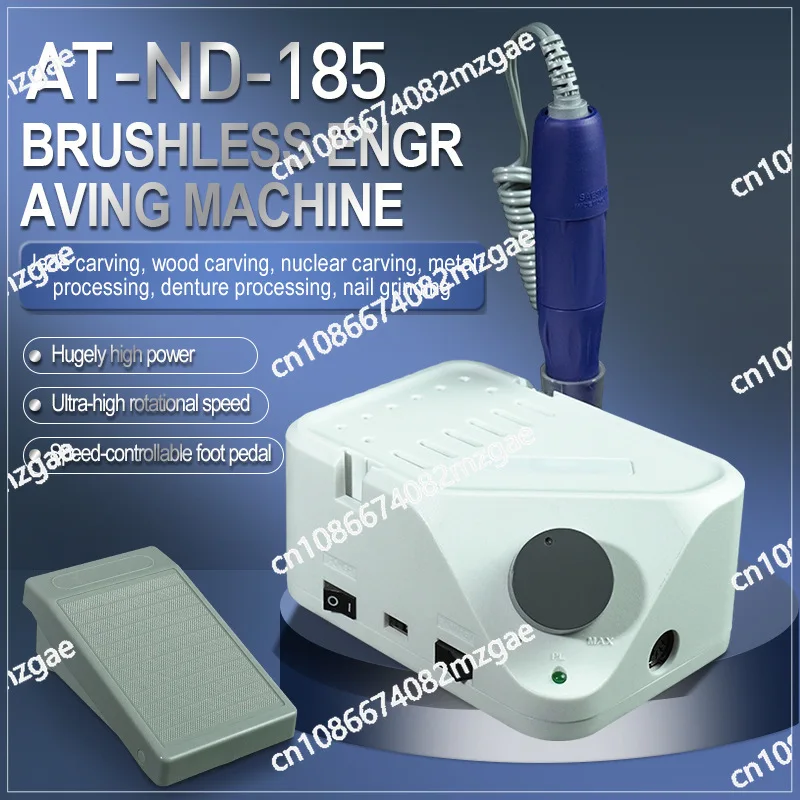 B350 Dental Machine Engraver and Nail Polisher with 35000 RPM for Nail Art Grinding and Precision Carving Tool System
