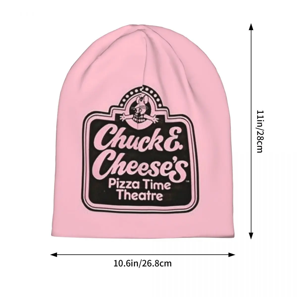 Chuck E Cheeses Pizza Time Theater Unisex Adult Beanies Caps Knitted Bonnet Hat Warm Hip Hop Autumn Winter Outdoor Skullies Hats