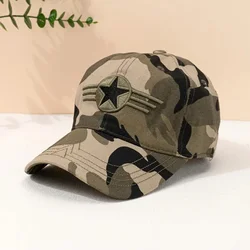 Gorra de béisbol bloqueadora solar con logotipo de estrella bordada para adultos - Esencial de invierno para estilo y protección Empuñadura de bate de béisbol Pelotas Wiffle