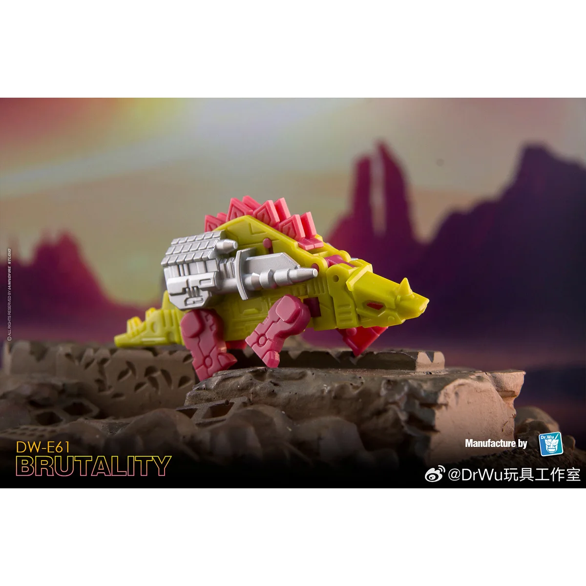 [Na Stanie] DR.WU Transformation G1 DW-E61 BRUTALITY i DW-E62 SLAUGHTER Zestaw Taśm Mała Skala Mini Zabawka Transformująca