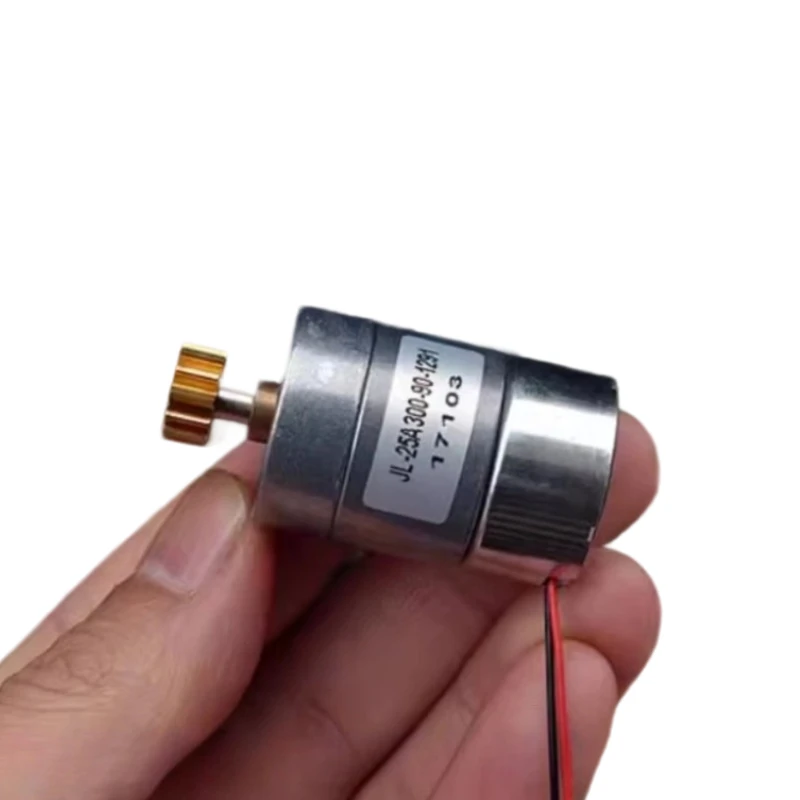 

JL-25R Микрометаллический мотор-редуктор DC6V/12V 1:90 Высокий крутящий момент 91 об/мин 150 мм Провод для робототехники, умного дома, промышленной автоматизации