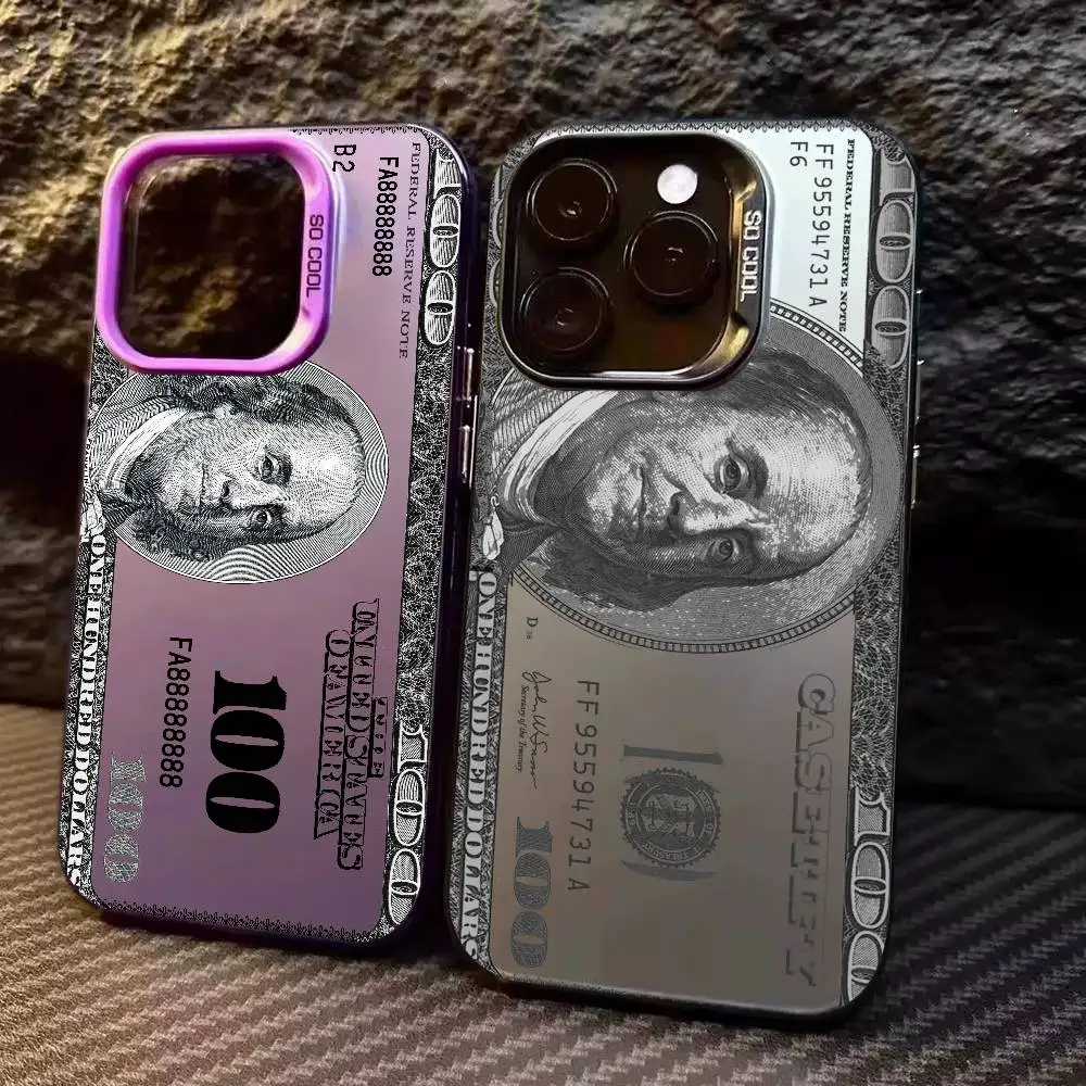 USD Dollar Beliebtes Design Handyhülle für iPhone 16 15 14 13 12 11 Pro Max X XR XSMAX 8 7 Plus Matte stoßfeste Anti-Fall-Abdeckung