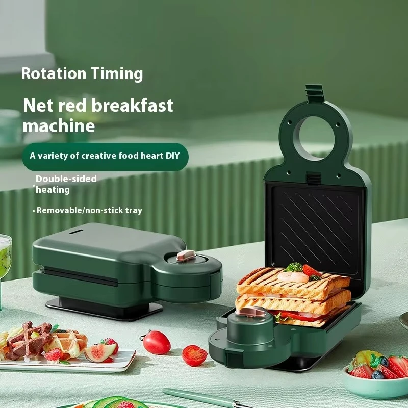 Professionele fabrikanten hot-selling huishoudelijke automatische temperatuurregeling sandwichwafelmachine