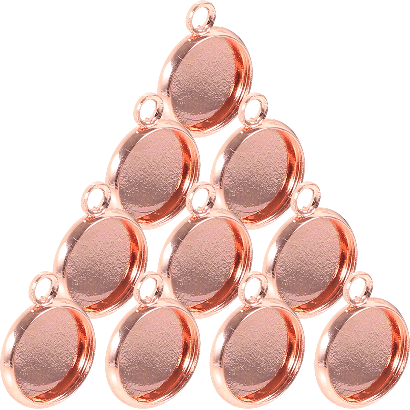 

10 шт., медные круглые подносы для подвесок в стиле ретро, поднос для безеля, сделай сам, изготовление ювелирных изделий, аксессуары для фотосессии, 10 мм, круглые подносы, поднос для подвески в безель