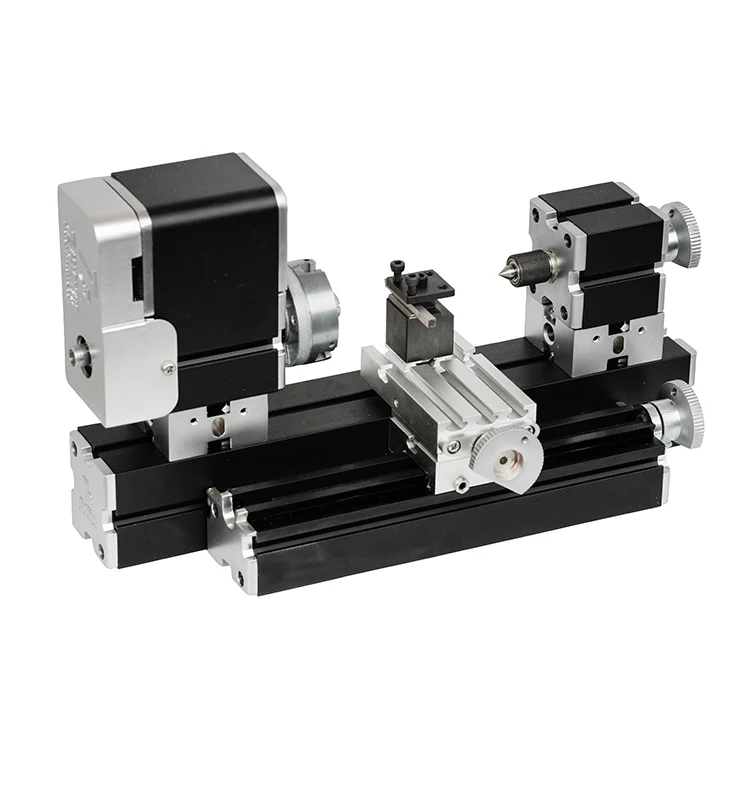 Fai da te buon prezzo 60W migliorato multiuso mini tornio per fresatura mini tornio automatico interamente in metallo Cina