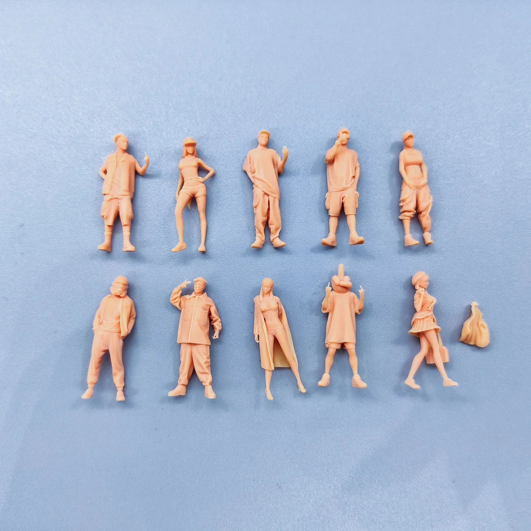 1/64 1/50 1/43  Figurines Scale Model Resin New Fashion Cool Uncolored Miniatures Diorama Hand-painted T914