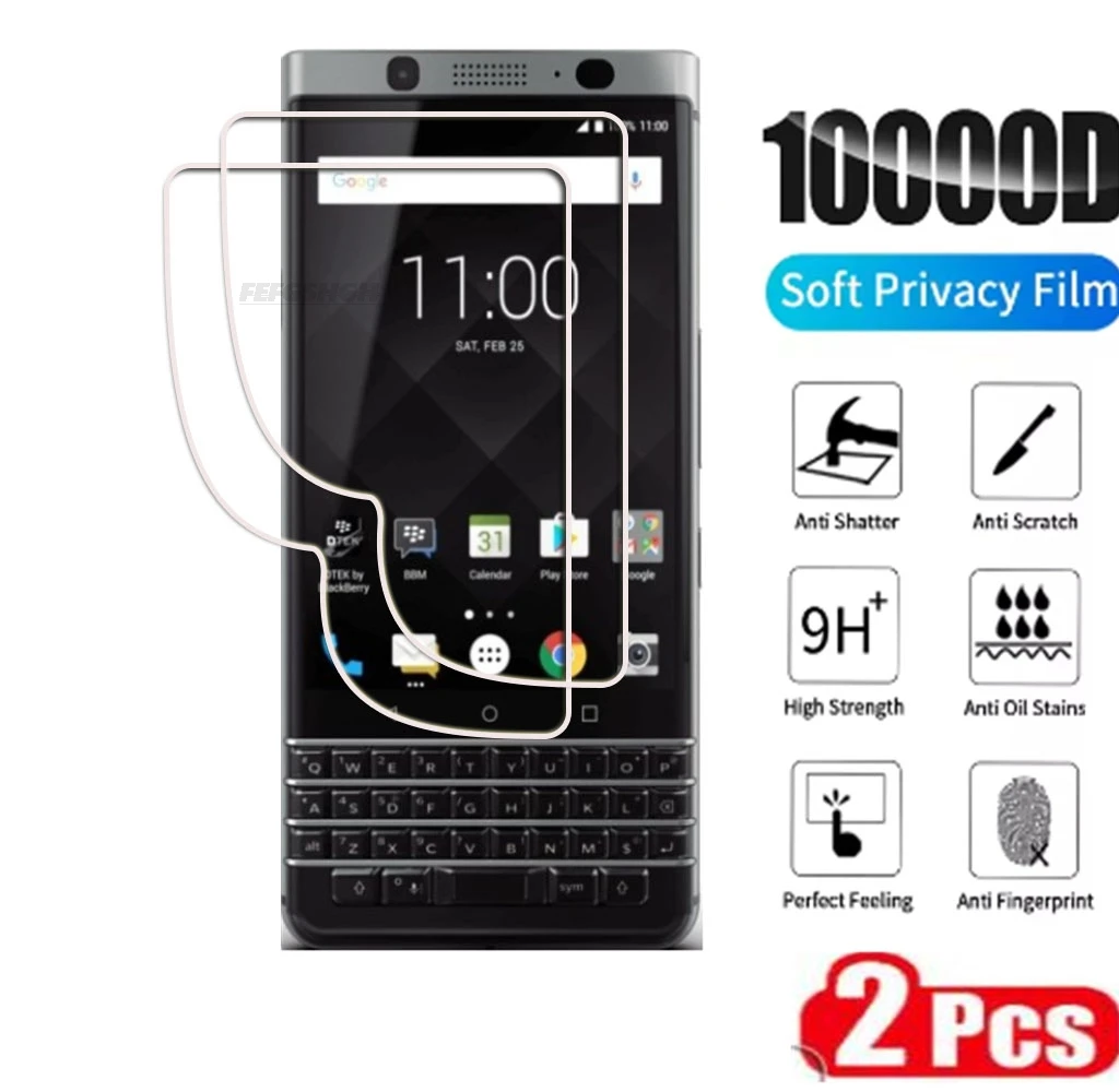 2PCS Full Hydraulic Hydrogel Film For Blackberry KEY one DTEK70  4.5" Blackberry Key2 Key2 LE Protective Screen Protector Cover