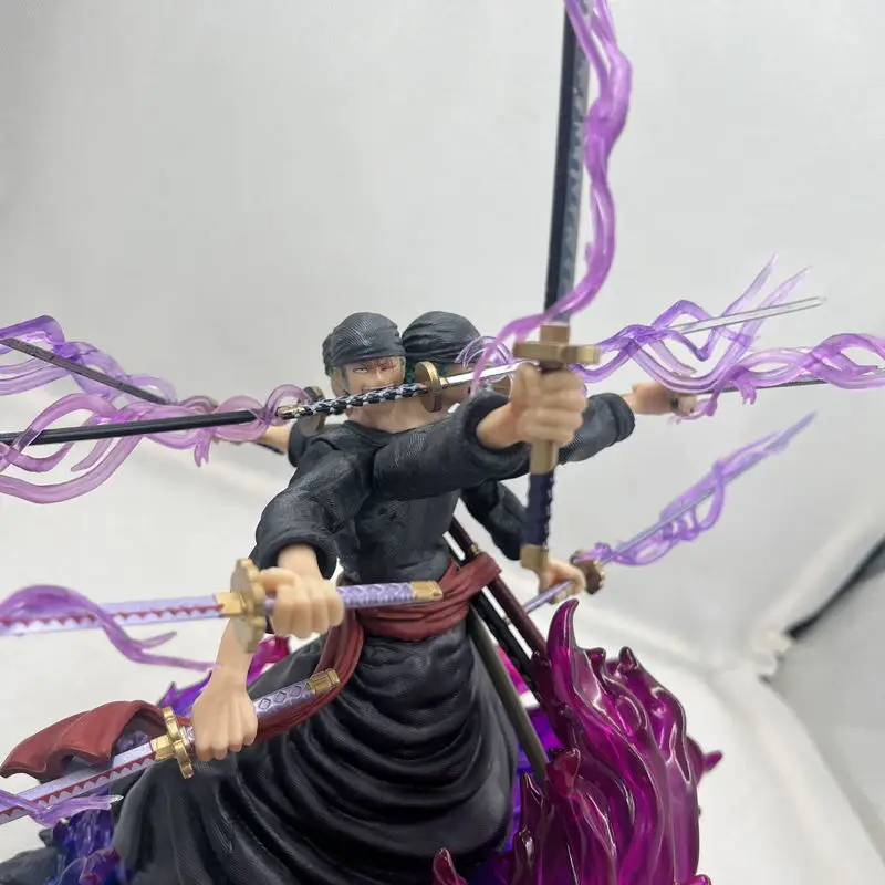 Bandai One Piece Superhuman Powers Nine Blade Flow Asura Sauron Combat Form Model Living Room Decorations Collecting Figurines