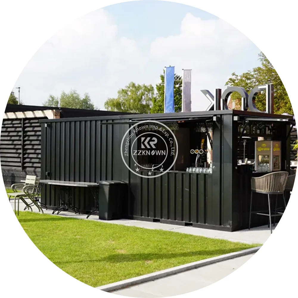 Complete Kitchen Solution for Prefab Modular Coffee Shop Food Trailer /Coffee Container Kiosk