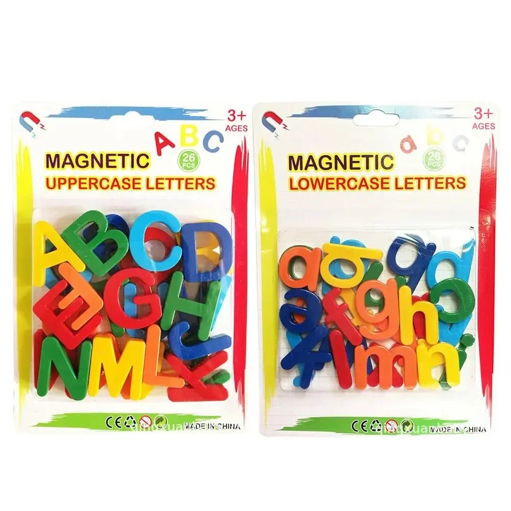 Magnetic Learning Alphabet Letters Plastic Refrigerator Stickers  Learning Spelling Counting Educational Toys