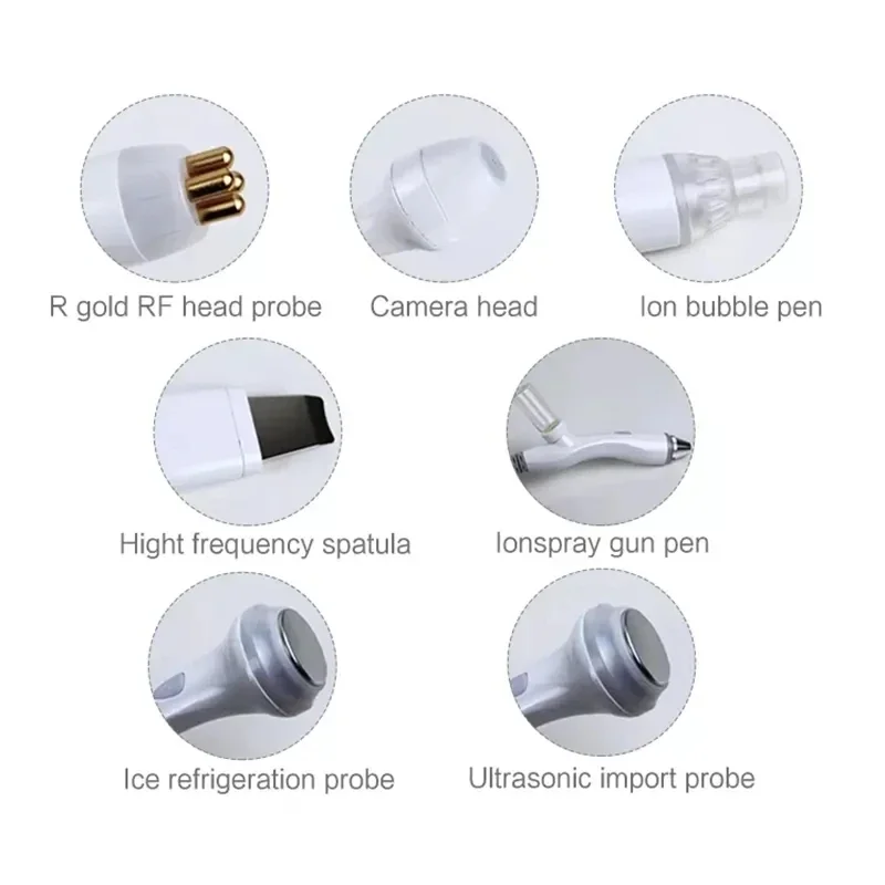 

Аппарат для гидропилинга Ice Blue с анализатором кожи, профессиональный, 7 в 1, многофункциональный, для ухода за лицом