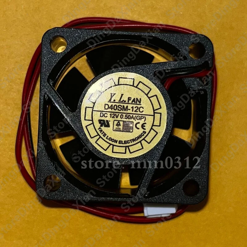 

D+ 1PCS For Y.L. FAN D40SM-12C 12V 0.50A 4CM Inverter Cooling Fan 4020 40×40×20mm