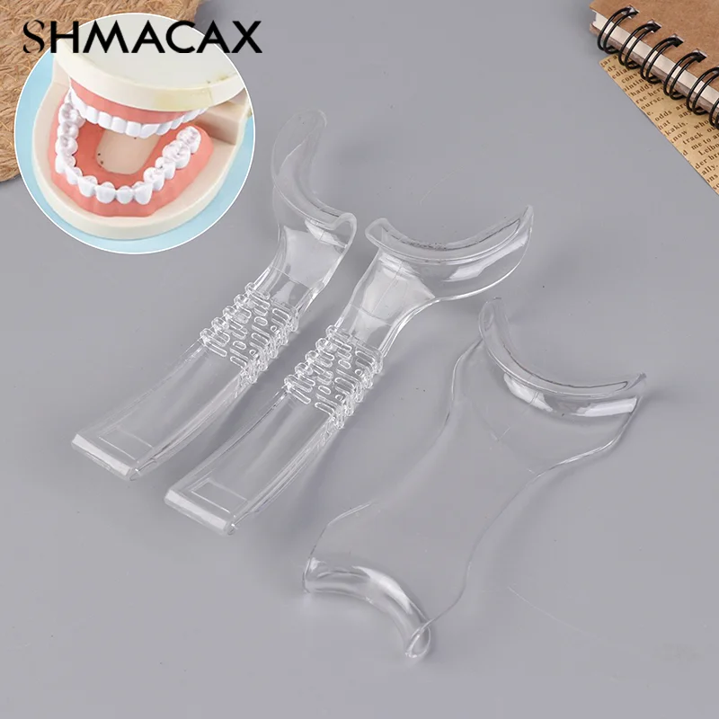 Transparent Dental Oral Lip Retractor Upper Lower Mouth Opener Lip Press Plate Orthodontic Photography Props Dentist Tools