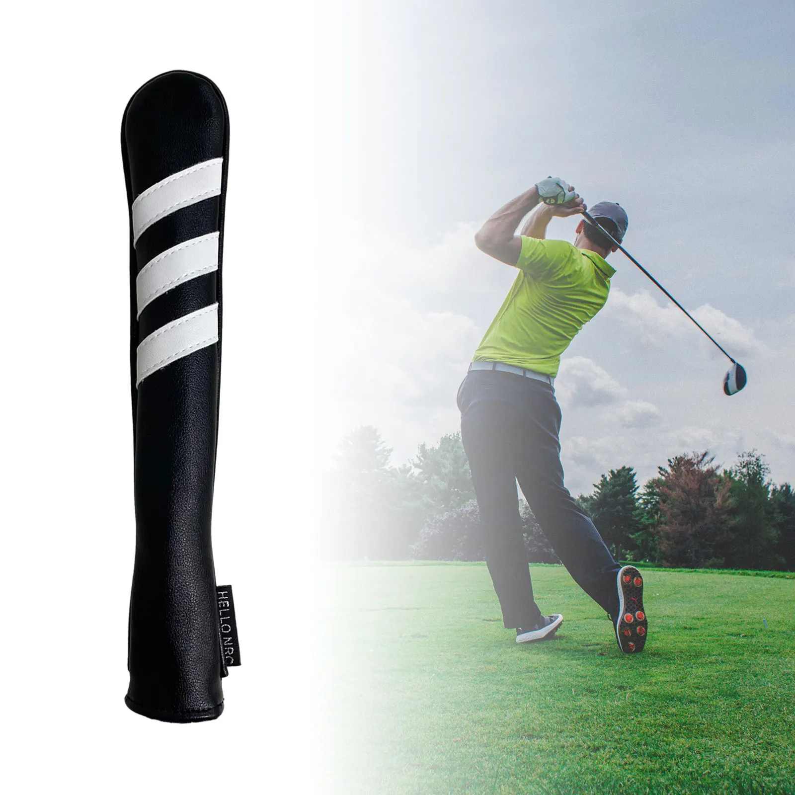 1 Pcs Golf Alignment Stick Cover Golf Rod Protector Premium Scratch Resistant Club Equipment Guide Head Protection Accessories