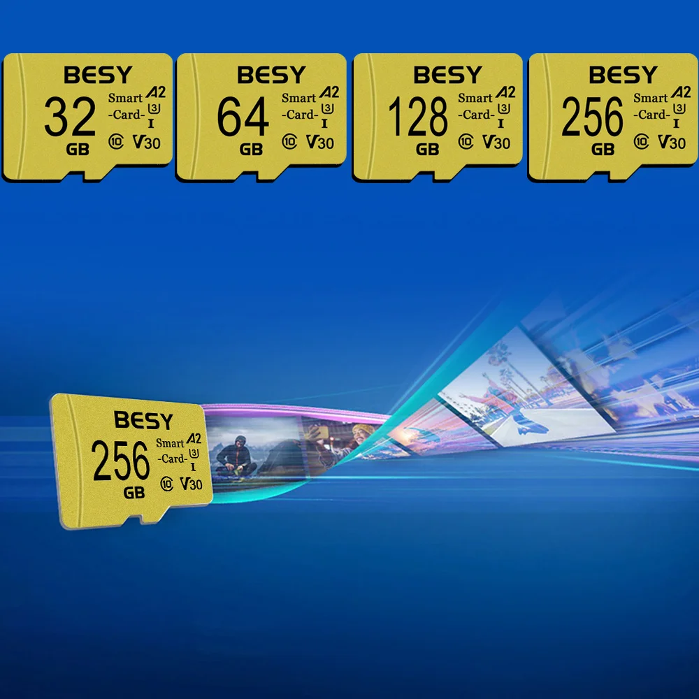 Micro miniSD TF Card 32GB/64GB/128GB/256gb Class10 - High Speed Memory Card for Camera, Speakers & Mobile Devices