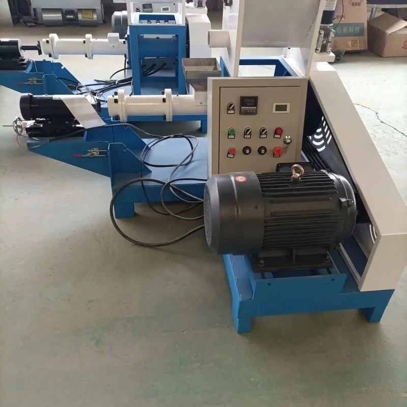 

Dog food machine Fish feed puffing Special production of floating material All-in-one Aquatic product feed pellet machine