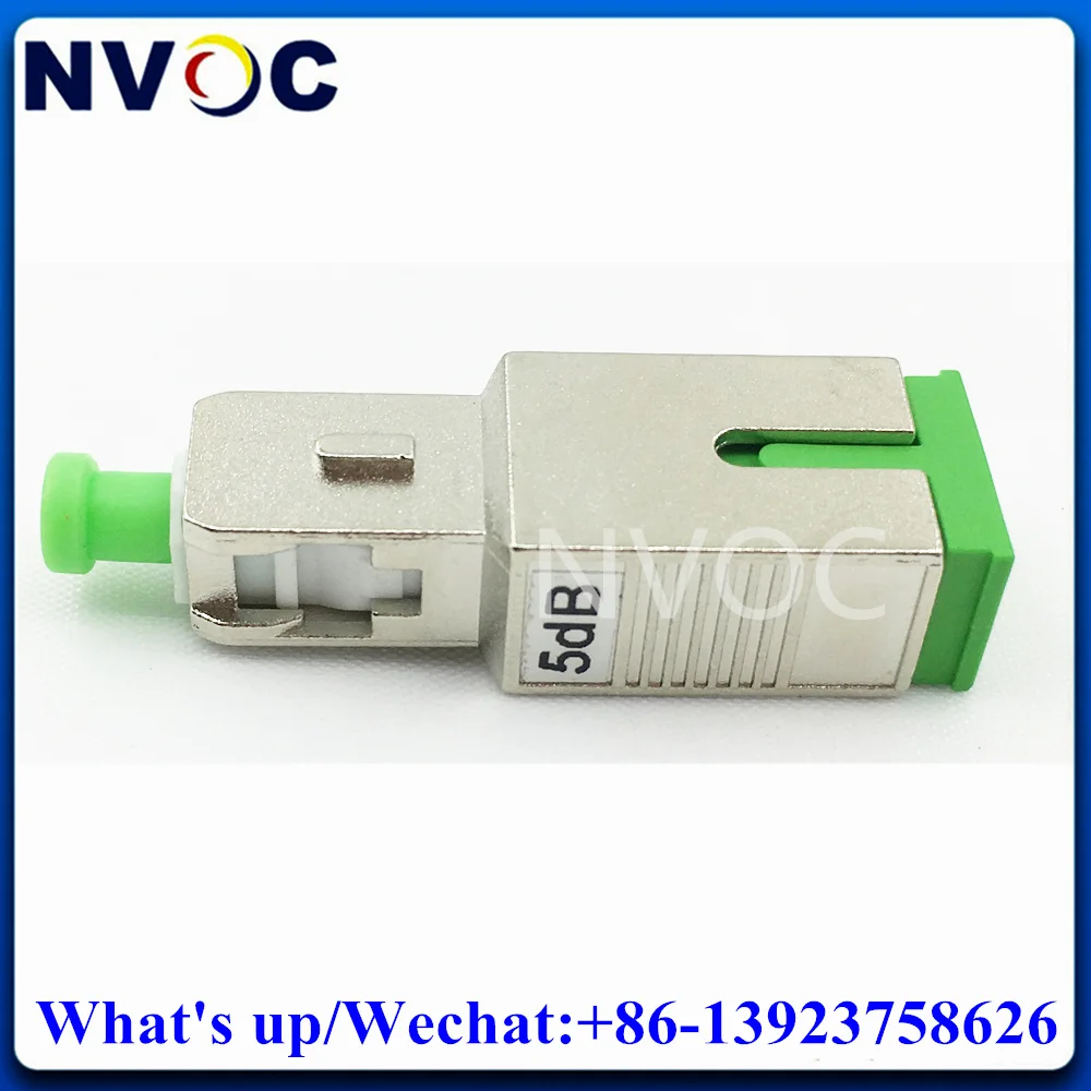 10PCS SC/APC Fiber Optical Attenuator Male to Female Type 0~30DB SCAPC Optional  Optic Attenuater Adatpor