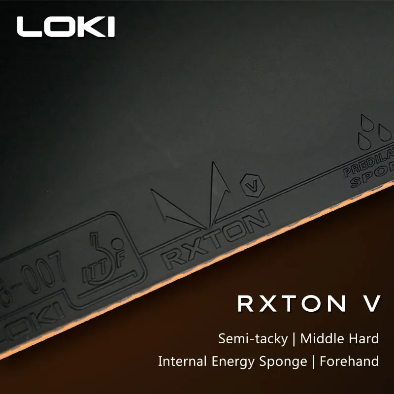 Loki RXTON 1 3 5 Table Tennis Rubber Semi-tacky Internal Ennergy High Density Ping Pong Rubber with ITTF Approved