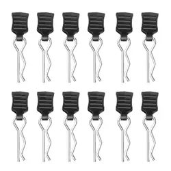 40pcs Metal R-type Car Shell Body Fixed Clips Pin with Tab for Axial SCX10 TRX-4 MJX Hyper Go 1/10 1/14 1/8 RC Car Parts