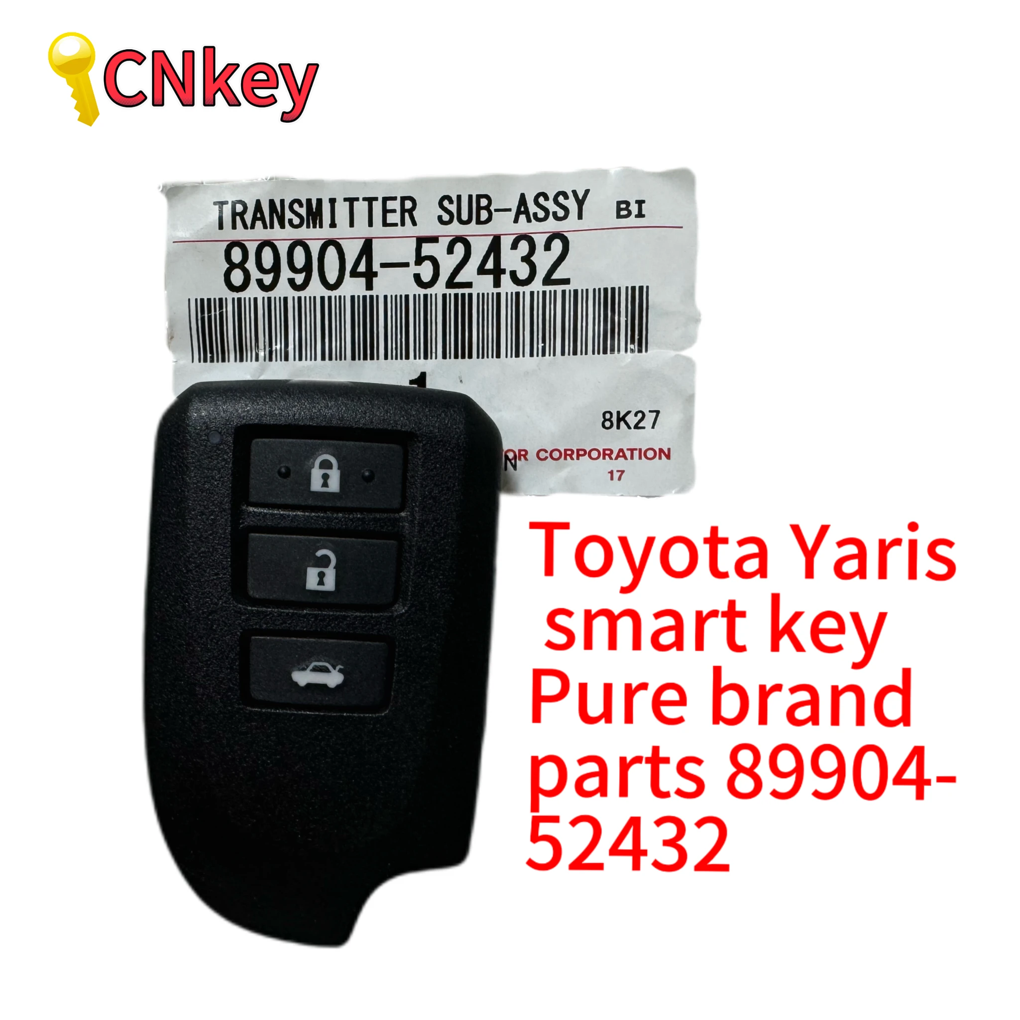 

Смарт-ключ Toyota Yaris, детали чистого бренда 89904-52432