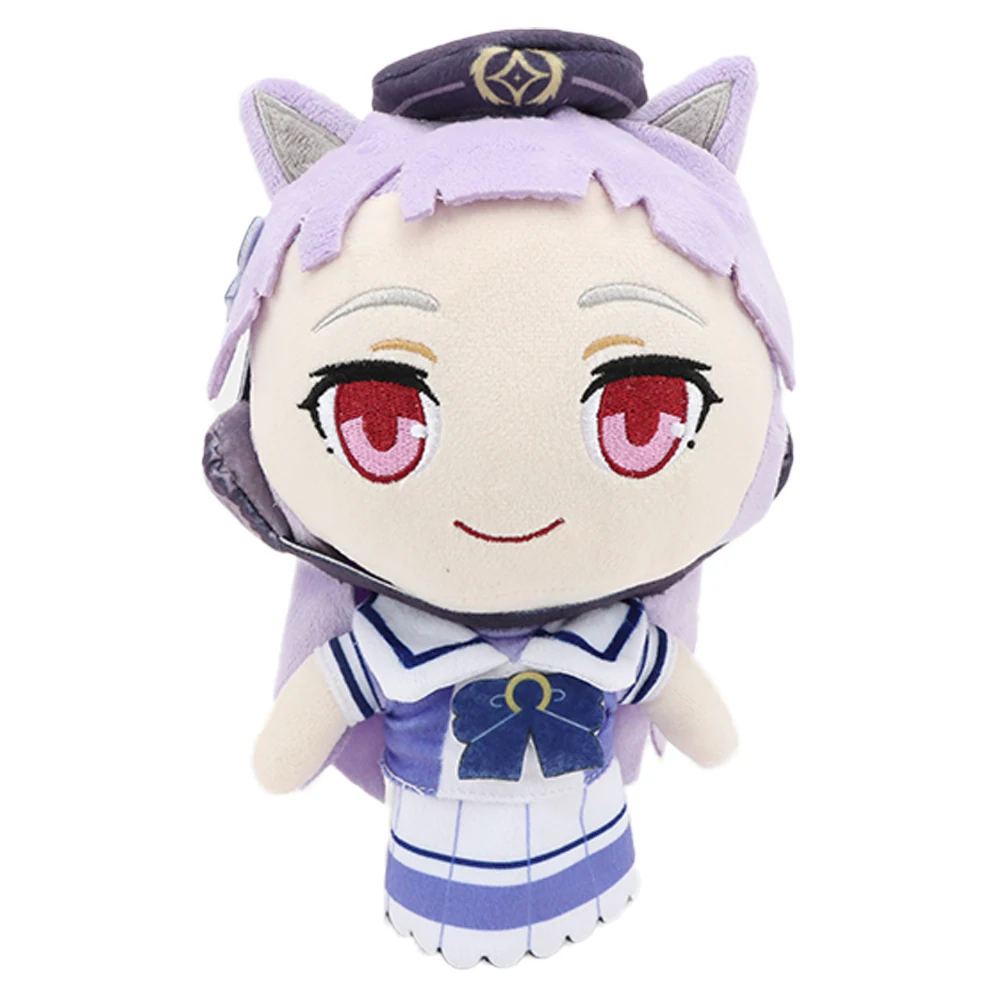 25 سنتيمتر جديد Uma Musume جميلة ديربي ألعاب من القطيفة لطيف الكرتون لينة الذهب السفينة فيرنو ضوء Oguri قبعة أفخم دمية المحيط لمحبي هدية