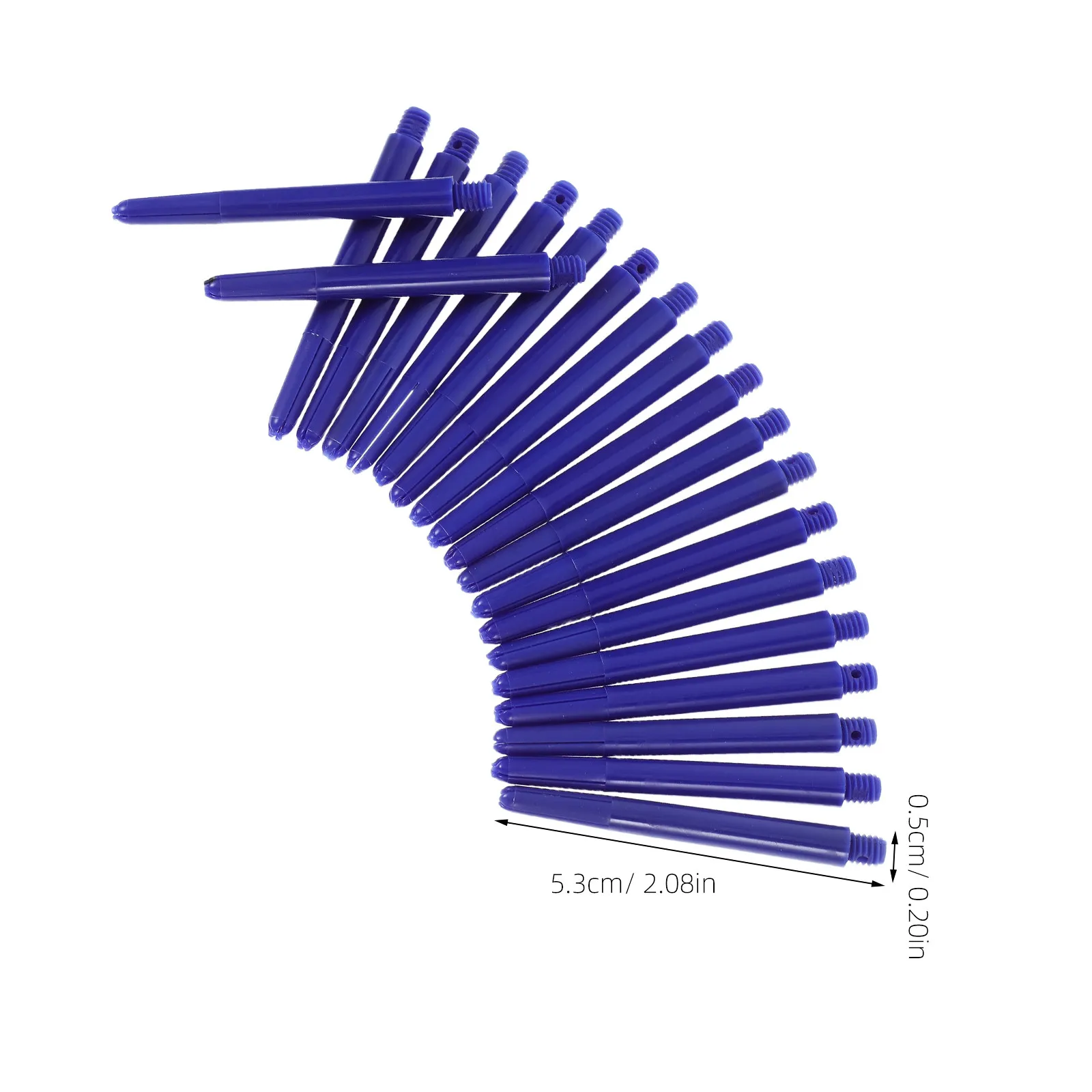20Pcs Nylon Dart Shafts Threaded Design Sturdy Reusable Stems for Indoor Outdoor Games Dart Stem Replacement Set