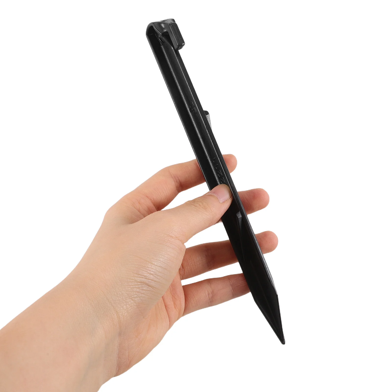 50 قطعة من المراسي الأرضية البلاستيكية بطول 19 سم مثالية لتأمين الخيام والأقمشة الخارجية أوتاد القماش القنب سهلة الحمل