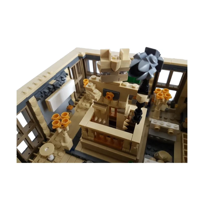 3802 PCS 시티 스트리트 더 라운지 MOC 맞춤형 모듈식 빌딩 블록 어린이용 심플 브릭 디자인 기술 DIY 휴일 장난감 선물