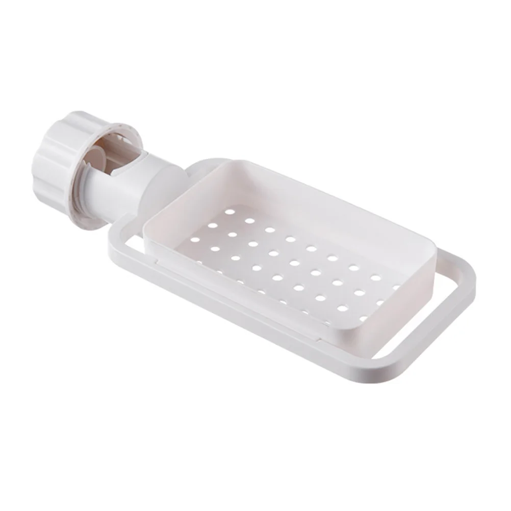 

Faucet Rack Sponge Storage Water Draining Holder Kitchen Bathroom Accessories Plastic Material Long Term Use Multifunctional