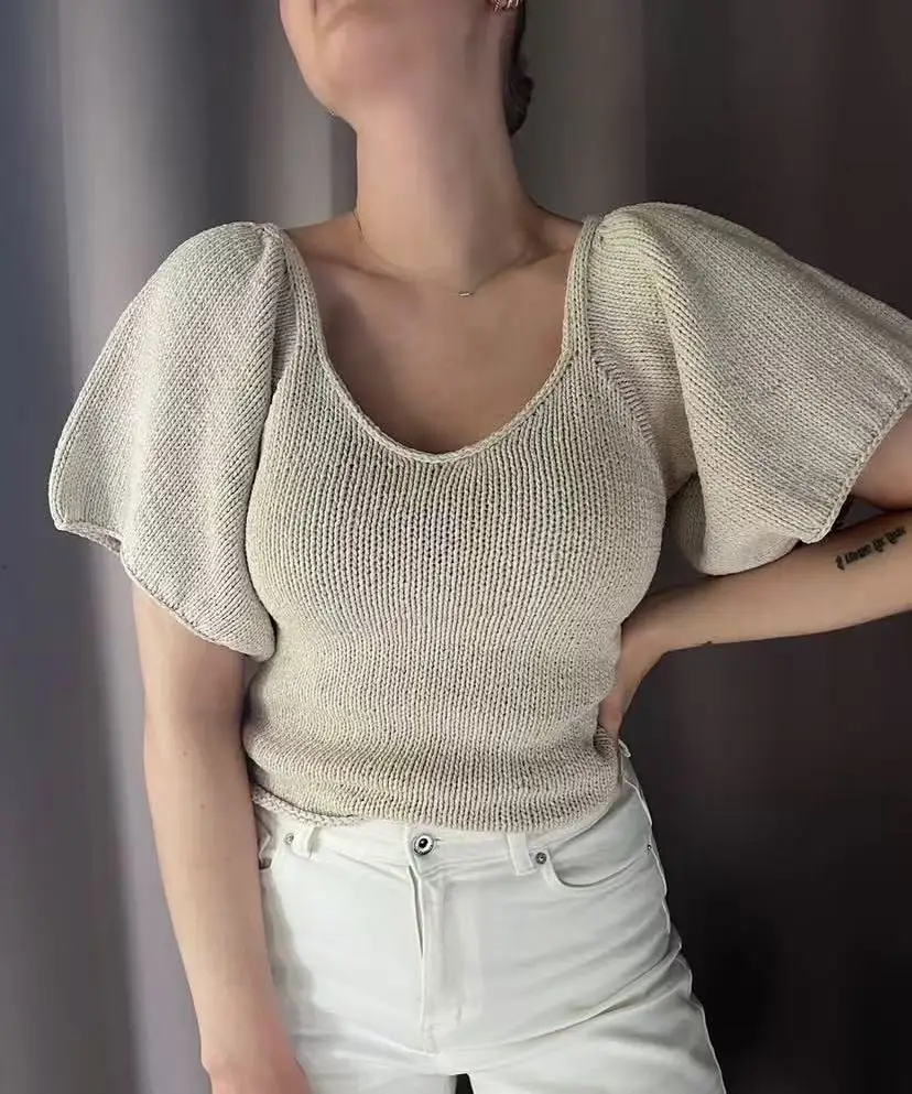 Hooded knitted sweater for women in autumn and winter, lazy style, loose and versatile, western-style hollow out, niche