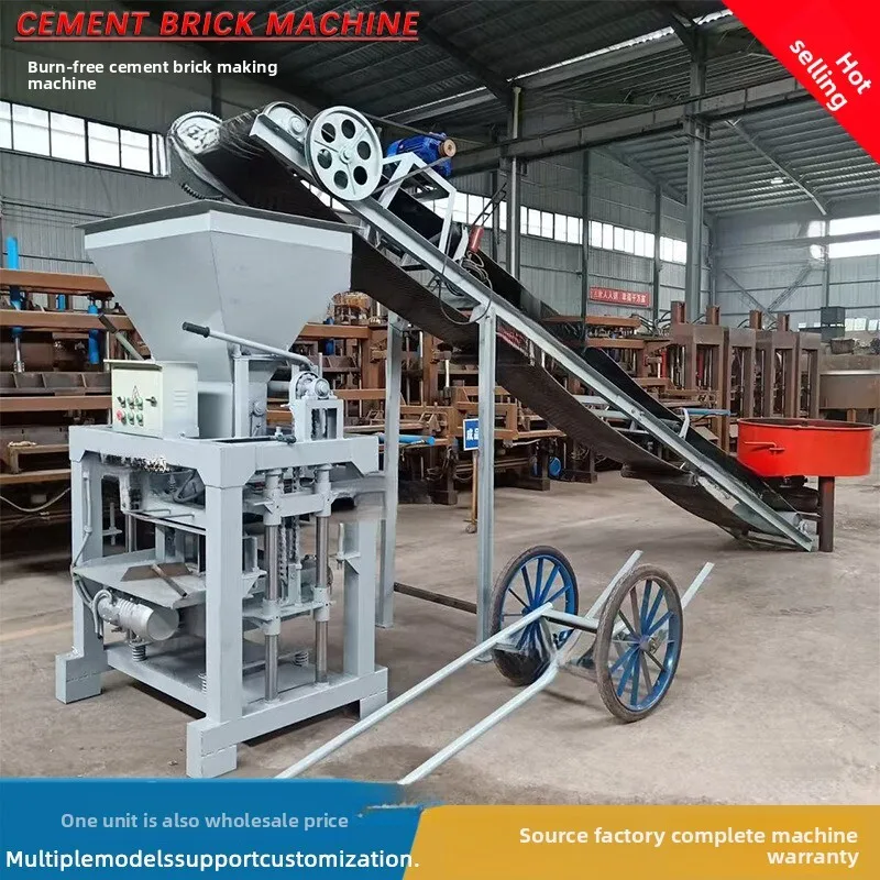 

Semi-Automatic 4-35 Type No-Burn Cement Making Small Pavement Hollow Brick Production Machine