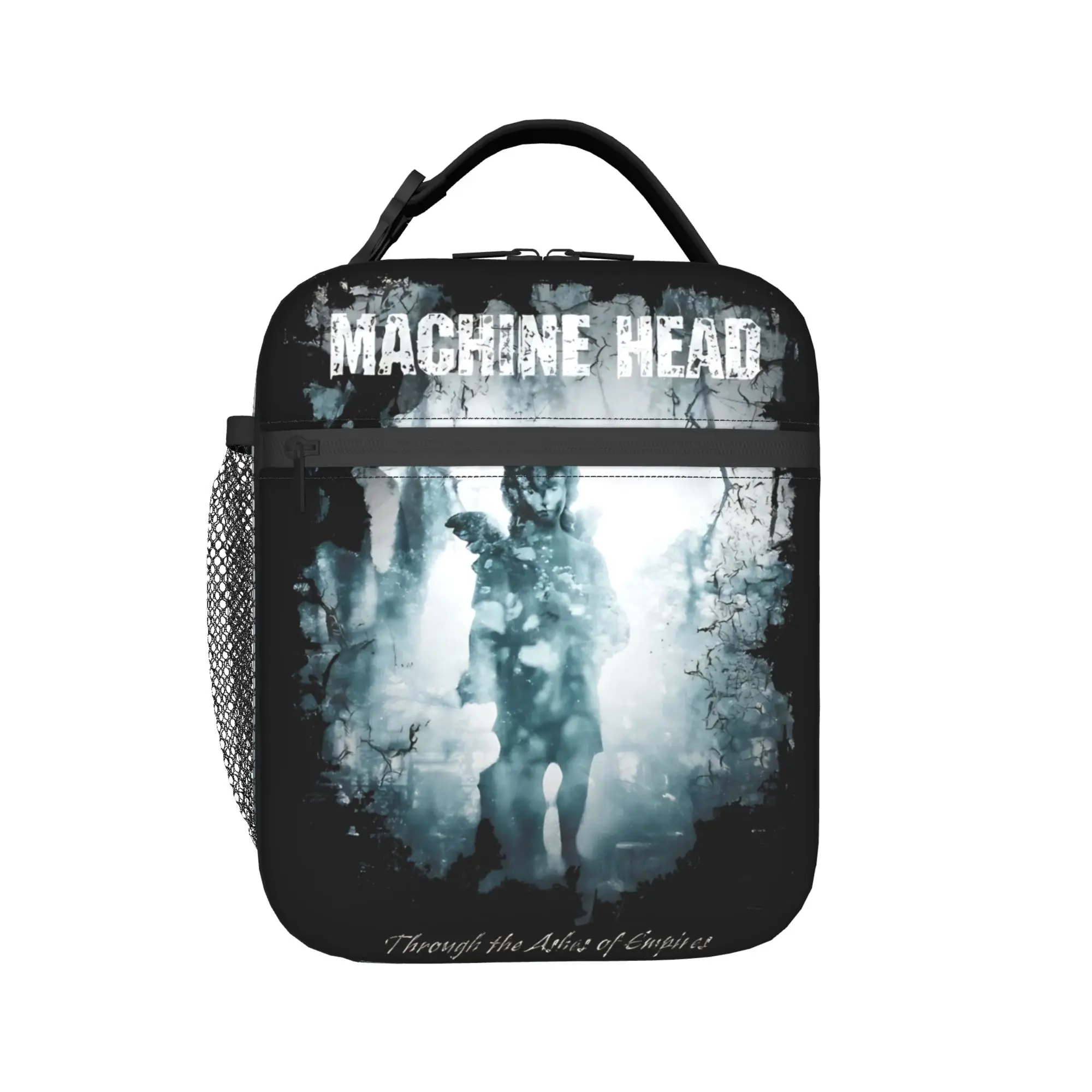 Machine Head Through The Ashes Of Empires Lunch Bag For Child  Designer Lunch Box Kawaii Travel Cooler Bag Oxford Tote Food Bags