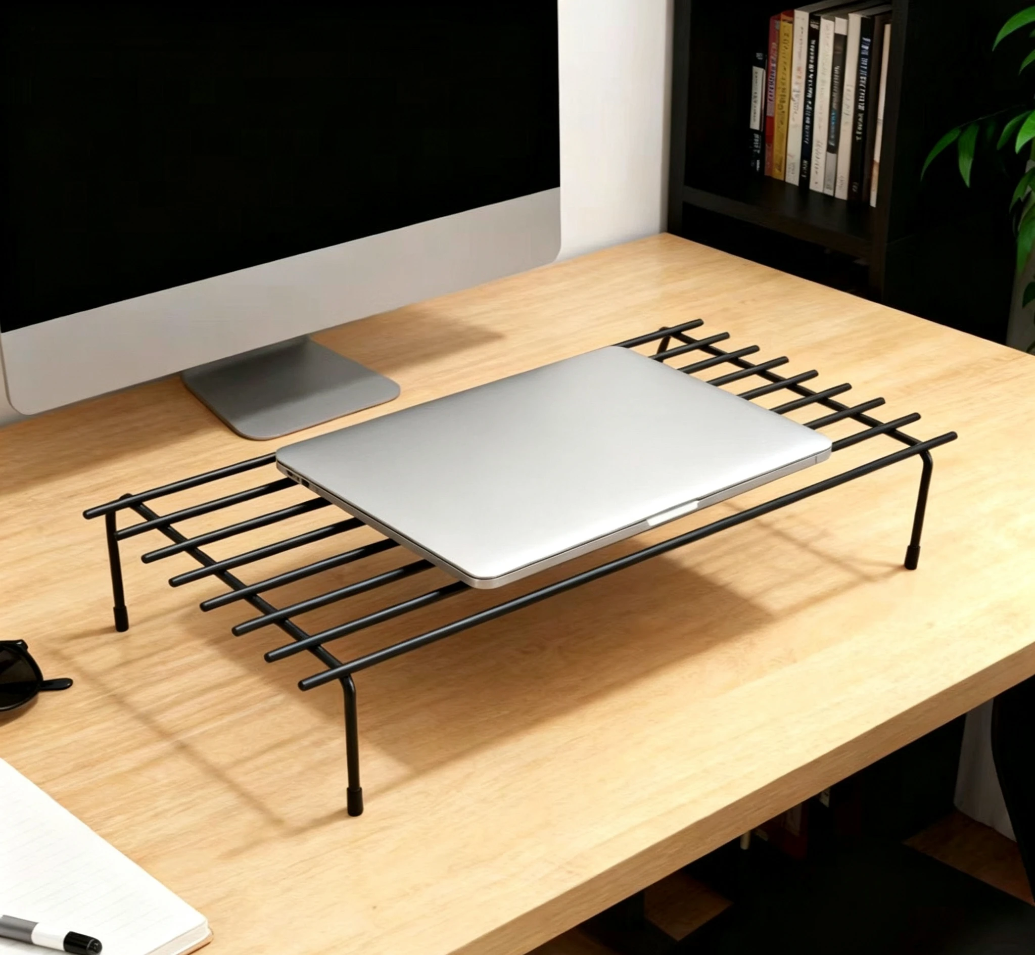 Computer-Kühlgestell, Laptop-Stützgestell, erhöhtes Hohlkühlsystem, Büro-Gaming-Laptop-Kühlgestell