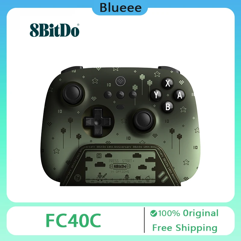 

8BitDo FC40 Ultimate Bluetooth Controller 10th Anniversary Limited Edition Suit for PC/Windows 10/11/Steam/Nintendo Switch