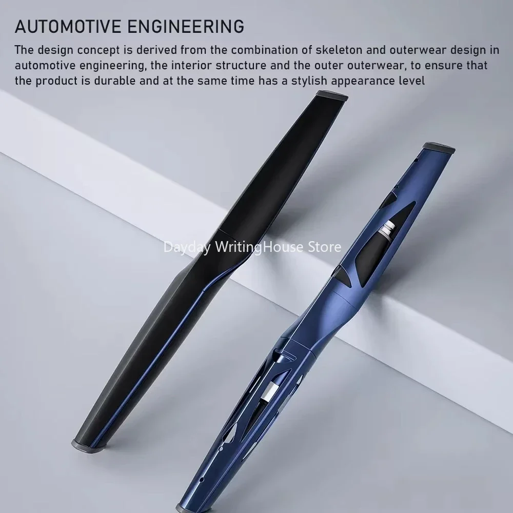 

New Douwan DM015 Fountain Pen Magnetic Dressing Metal Calligraphy Practice Writing Ink Pen High End Gift Pen with Box Stationery