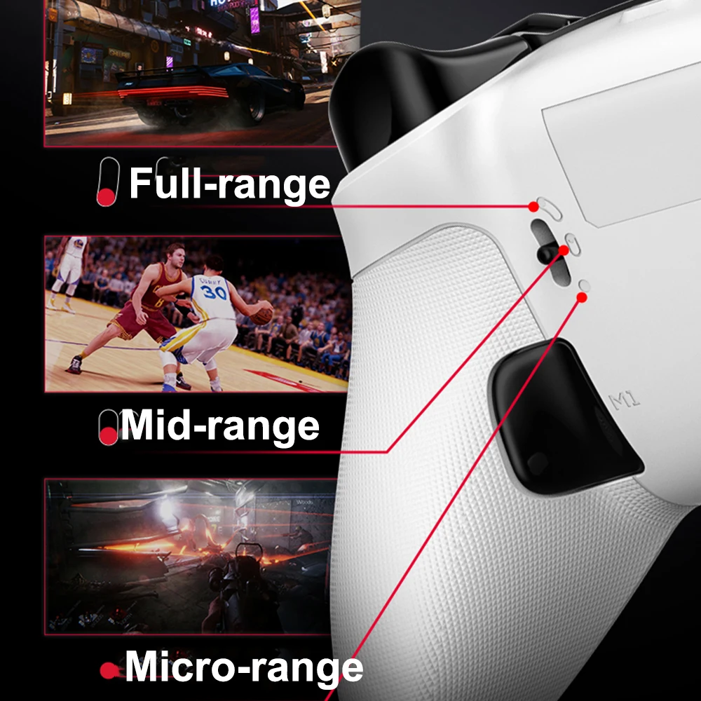 Оригинальный геймпад BETOP Beitong aсура 3S, беспроводной конкурентоспособный джойстик с улучшенной вибрацией для ПК/ТВ/пар