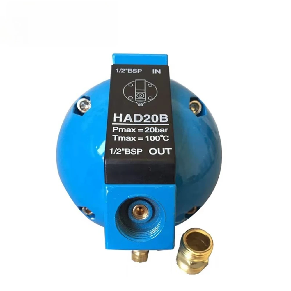 

Hot Sale Compressor Parts 1/2" Float Drain Valve Blue Automatic Drain Ball HAD-20B for Screw Air Compressors