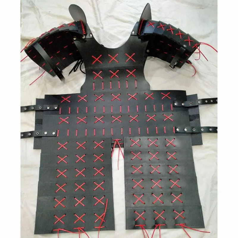 Medieval Steampunk Ronin Samurai Leather Chest Body Armor Viking Knight Cosplay Costume LARP Breastplate Armour Cuirass For Men